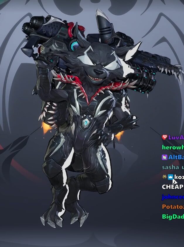 Symbiote Raccoon Skin