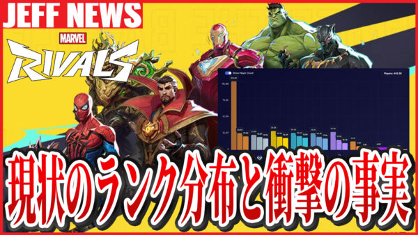 マーベルライバルズ:現在のランク分布一覧と衝撃的な事実