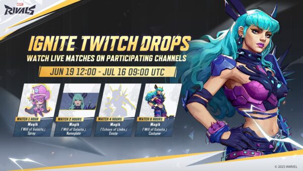 マーベルライバルズ:IGNITE 2025 Twitch Dropsキャンペーンが開催
